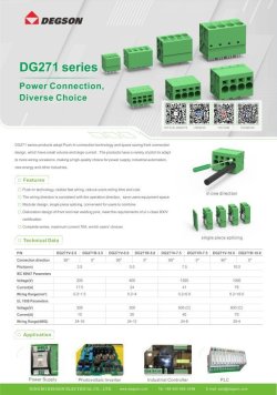 画像10: DEGSON (中国)　端子台、丸形コネクタ、ヘビーデューティコネクタ、充電用コネクタ