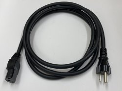 画像6: 3Pコネクタ オスメス付 電源コード　S-VCTF 2.0SQ　2m　黒