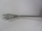 2Pプラグ付コード　VFF 1.25SQ 　3m　灰