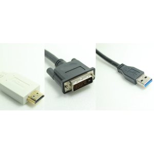 画像: ALL RIGHT ENTERPRISE (台湾)　USB、SATA、DVI、HDMI、DC、ディスプレイポート、オーディオケーブル 