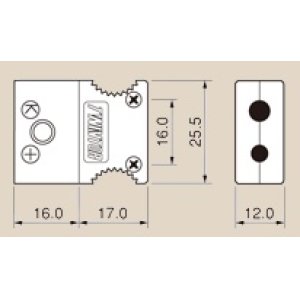画像: JIS C1610-1995 区分2カラー スタンダード熱電対 ジャック