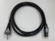 画像7: 3Pコネクタ オスメス付 電源コード　S-VCTF 2.0SQ　2m　黒 (7)